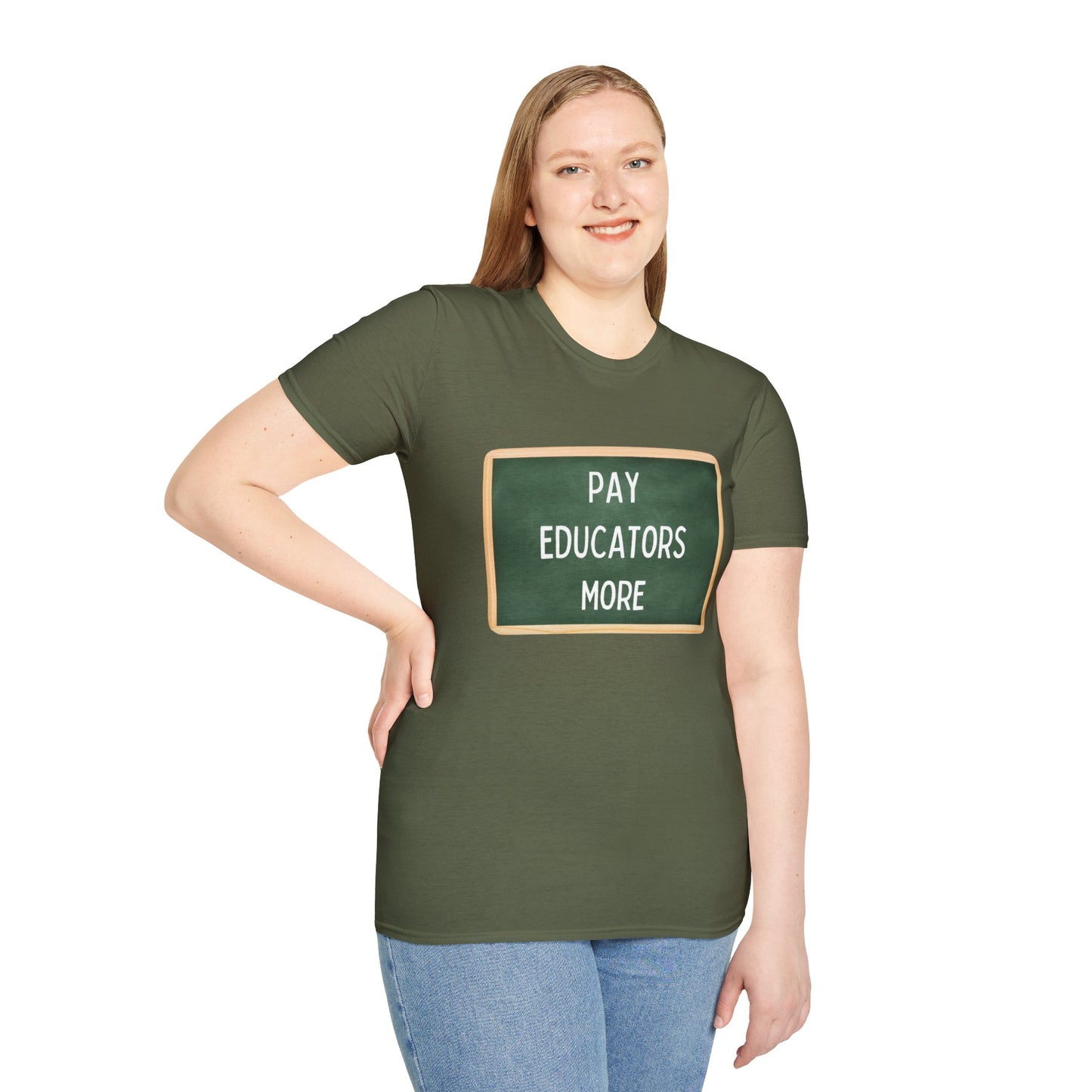 Pay Educators More Unisex Softstyle T-Shirt