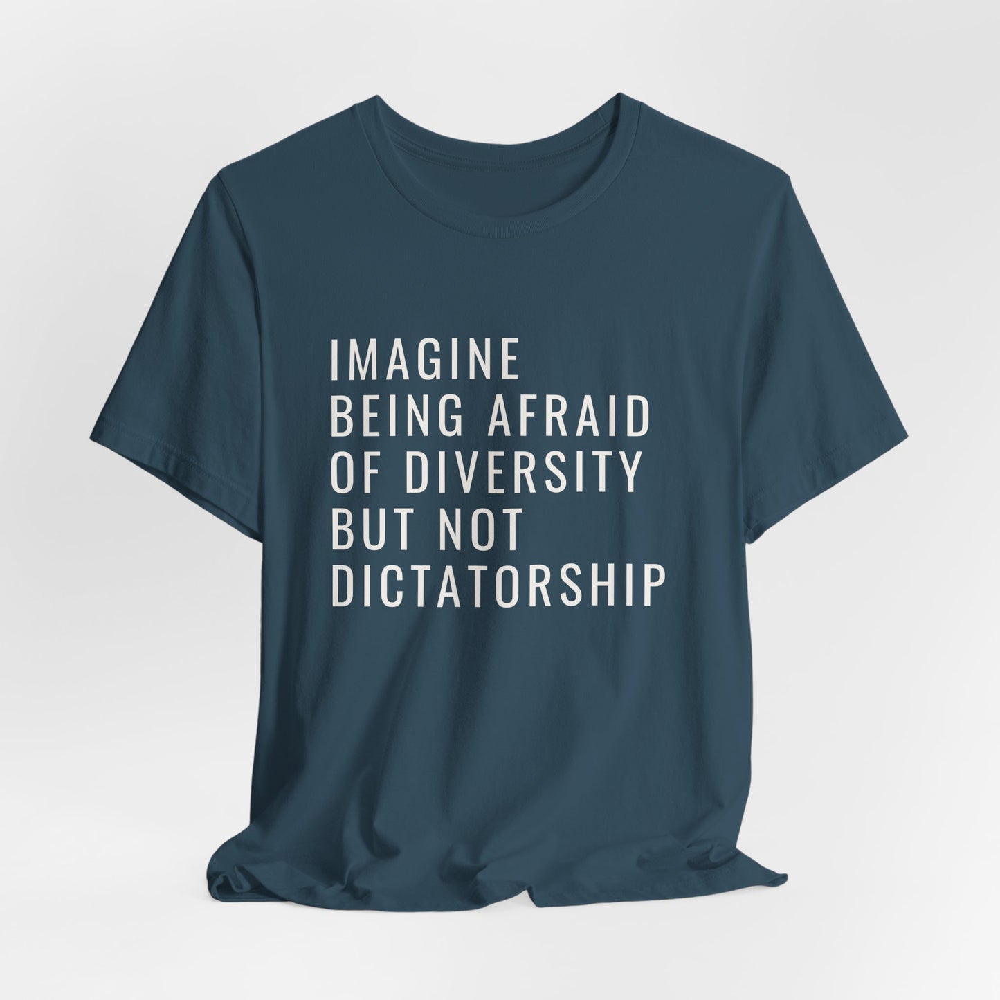 Imagine be afraid of diversity but not dictatorship
