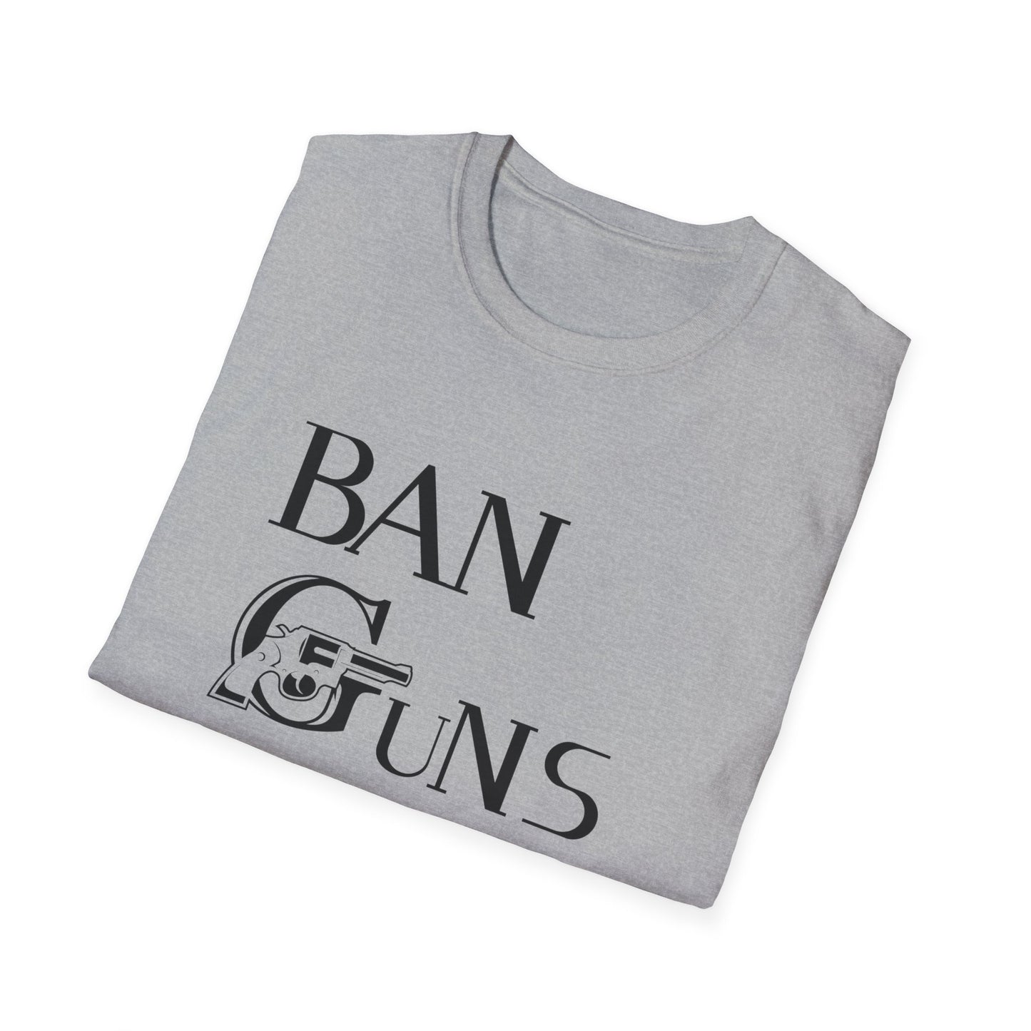 Ban Guns Not Books  Unisex Softstyle T-Shirt