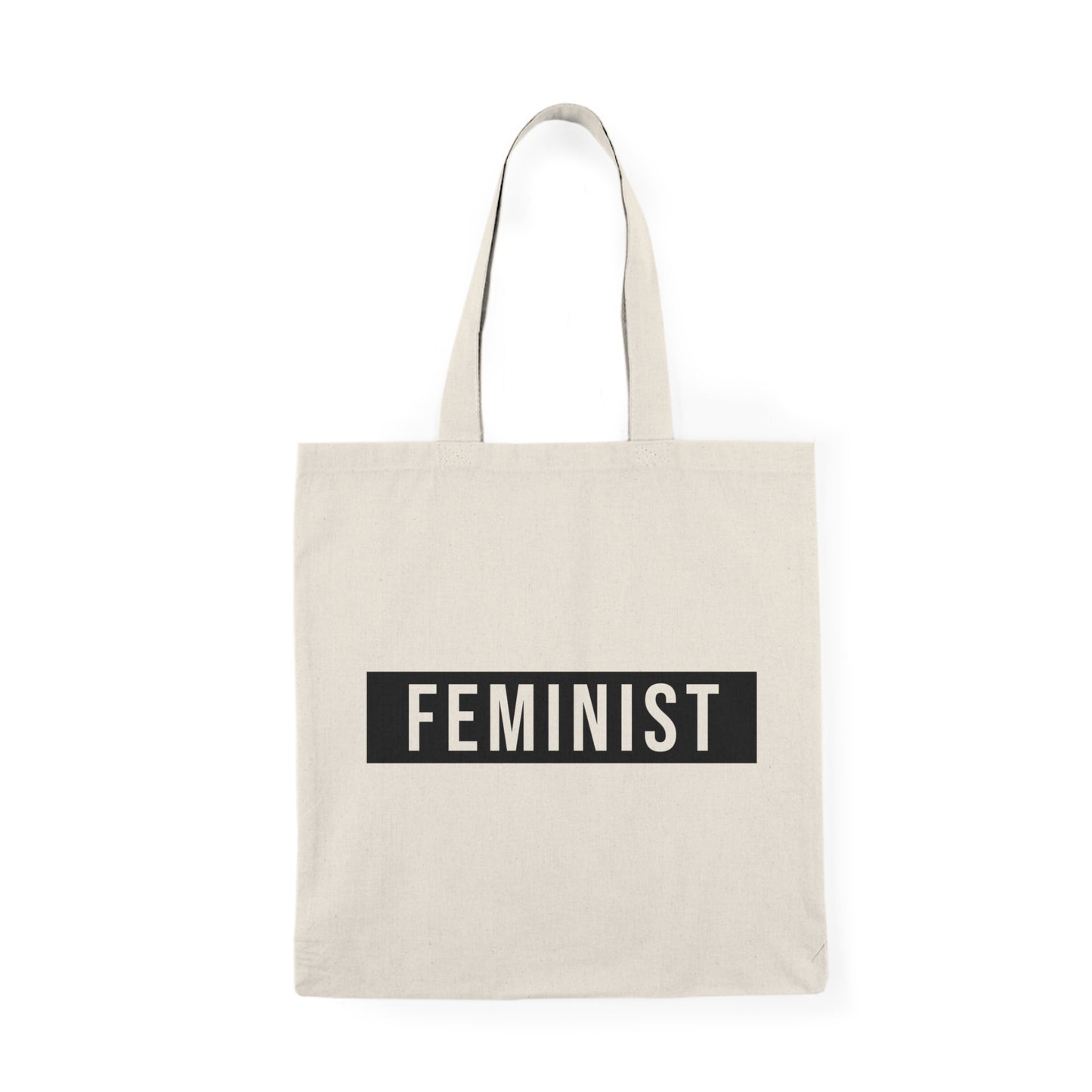 feminist Natural Tote Bag