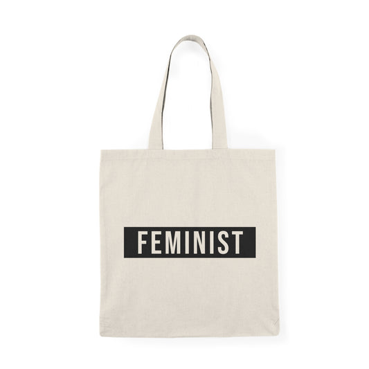 feminist Natural Tote Bag