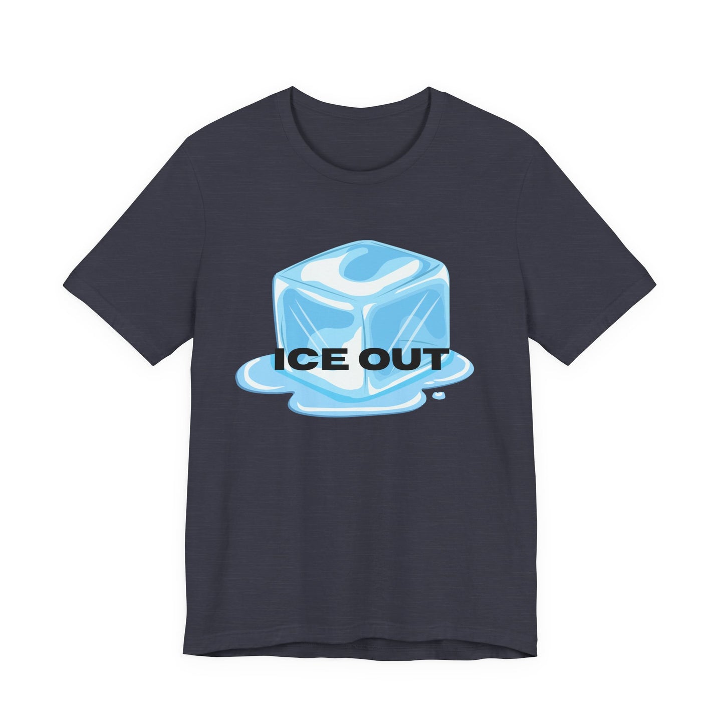 Ice Out Tee — Graphic Ice Cube Shirt with "ICE OUT" Text
