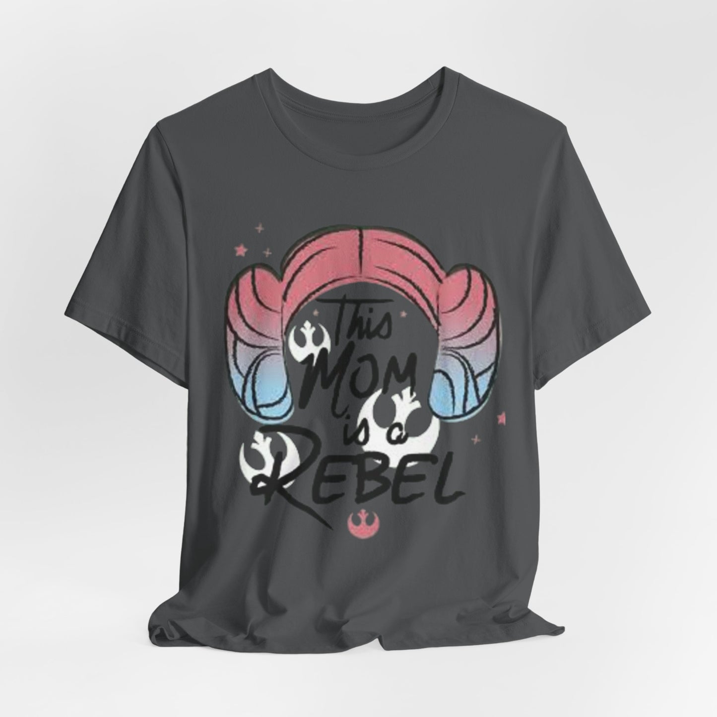 Rebel Mom Tee — "This Mom Is a Rebel" Graphic T-Shirt