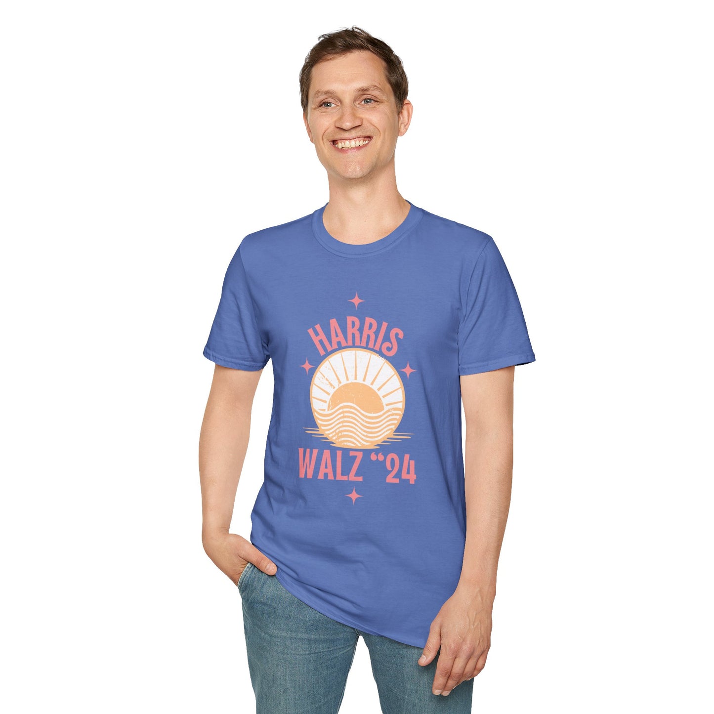 Harris Walz 2024 Unisex Softstyle T-Shirt