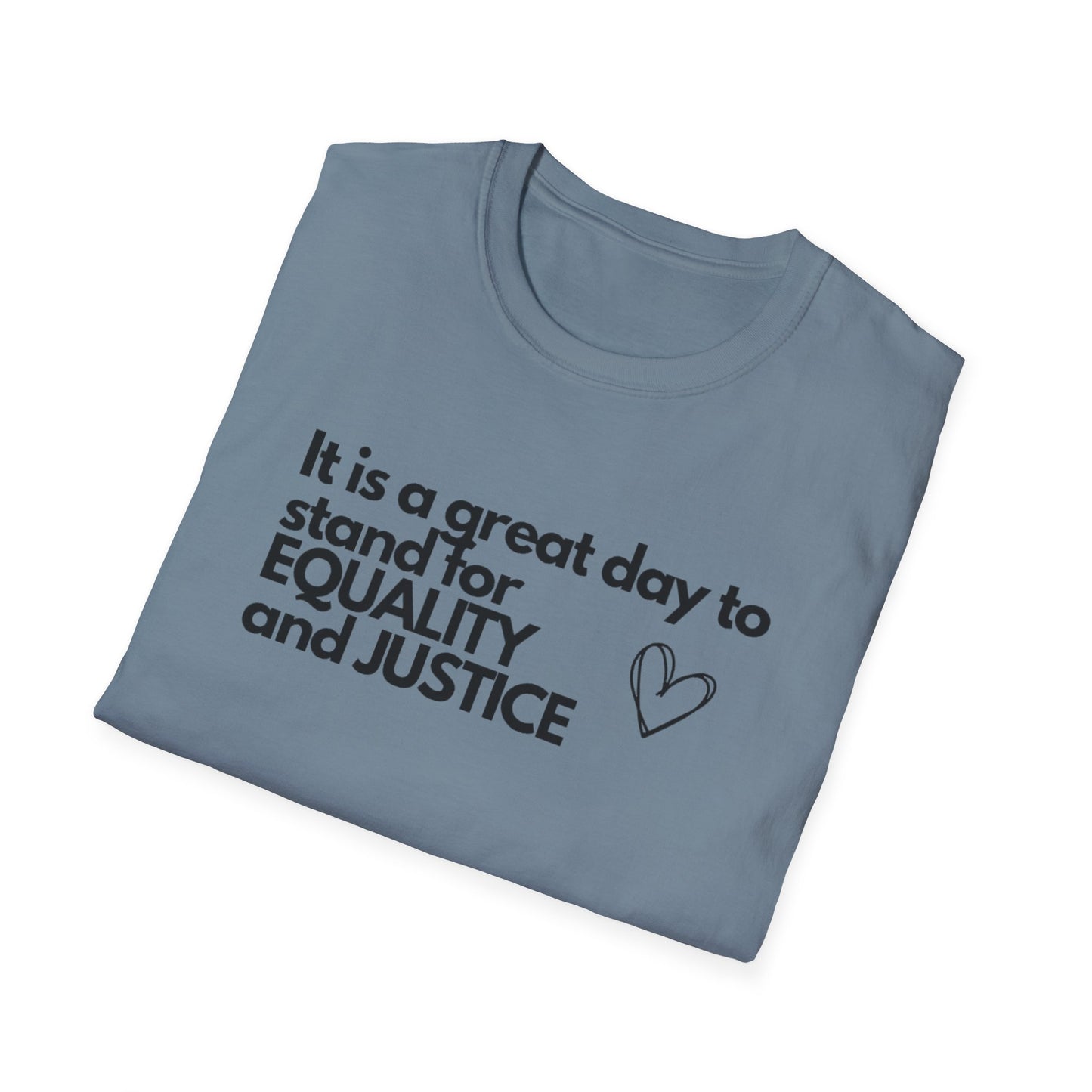 It's a great day to stand for equality and justice