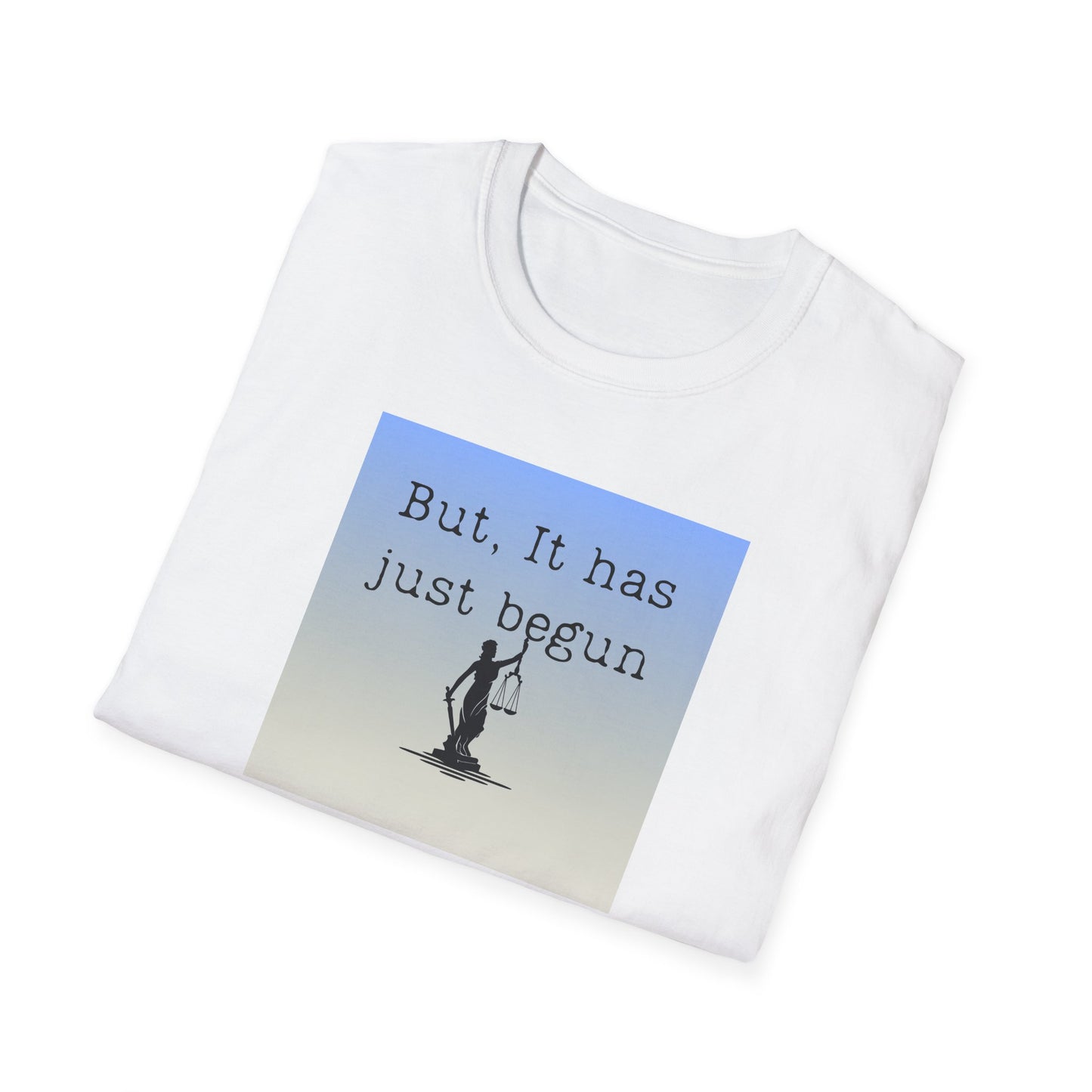 Political Response Unisex T-Shirt - Lady Liberty Blind Folded Shirt