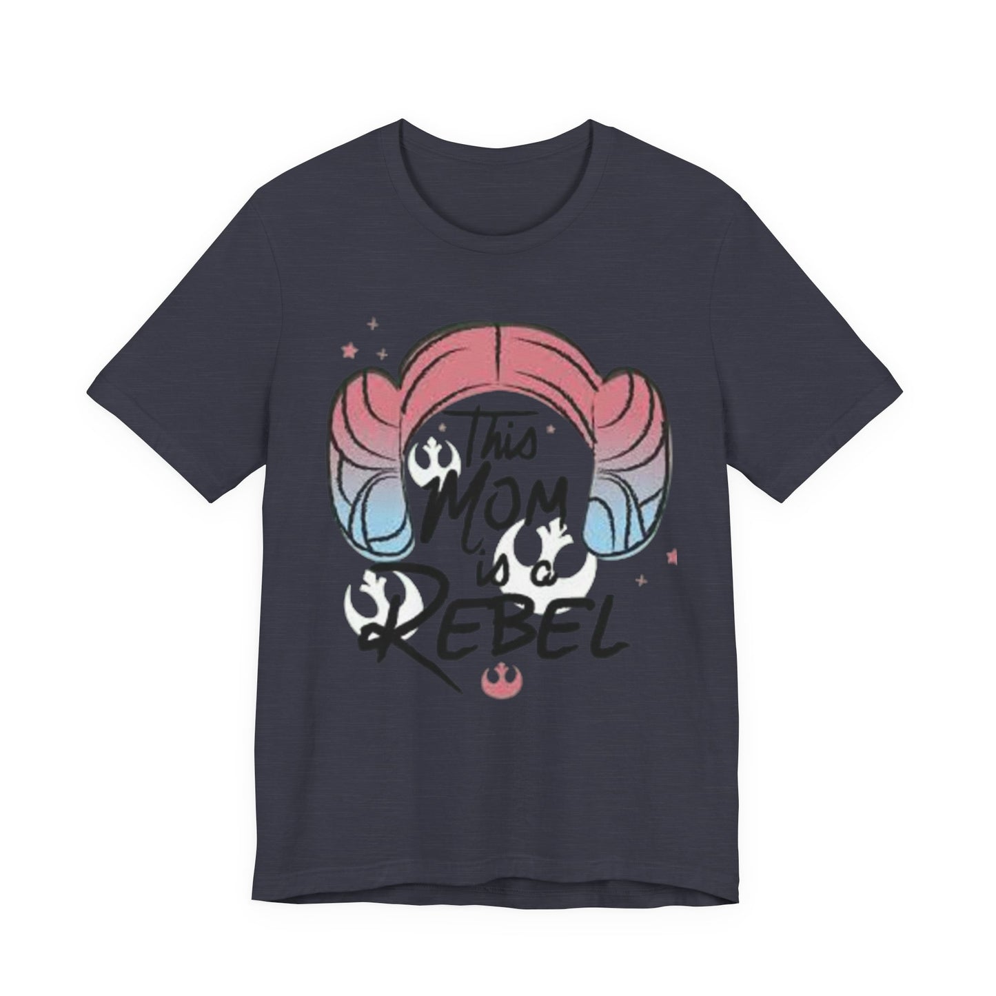 Rebel Mom Tee — "This Mom Is a Rebel" Graphic T-Shirt