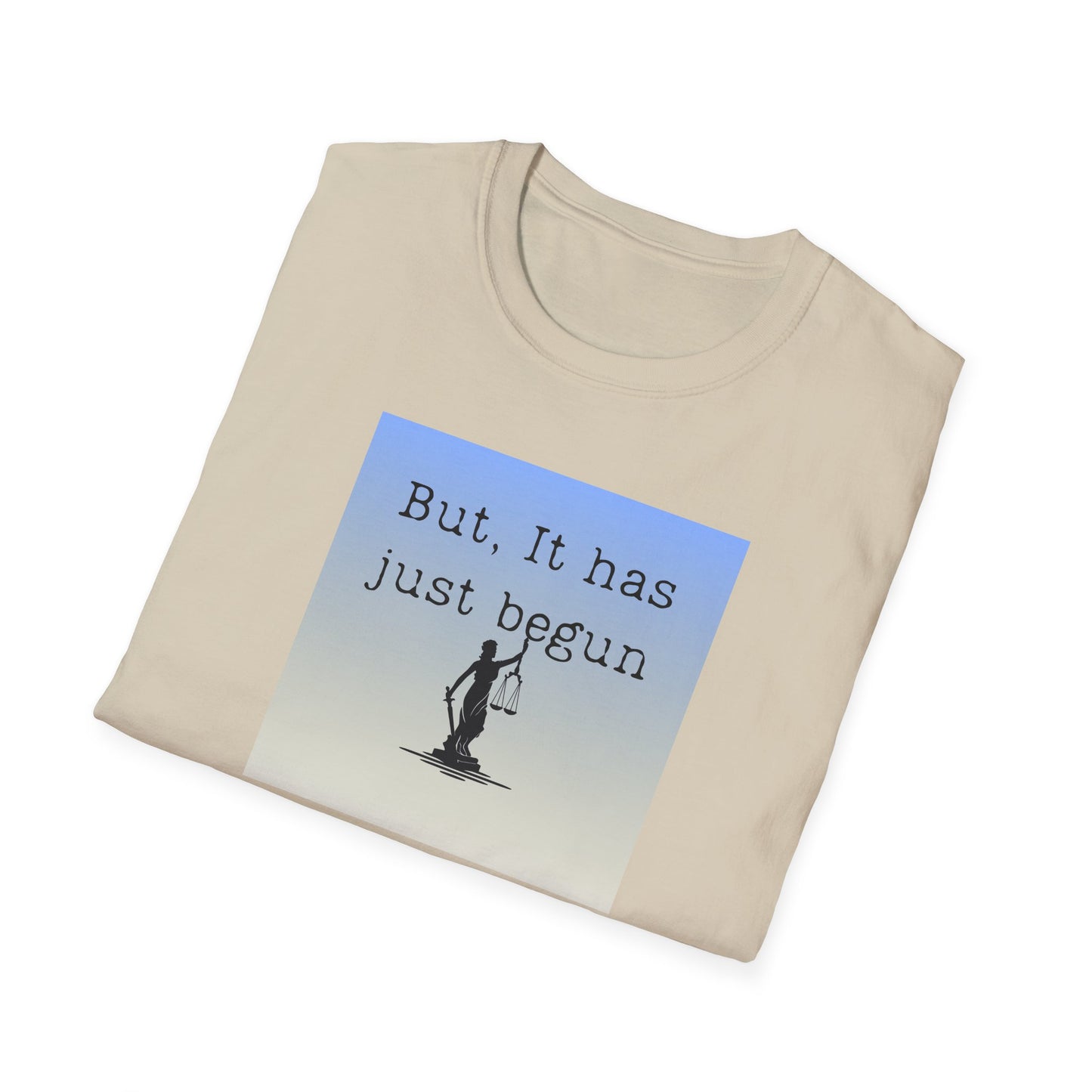 Political Response Unisex T-Shirt - Lady Liberty Blind Folded Shirt