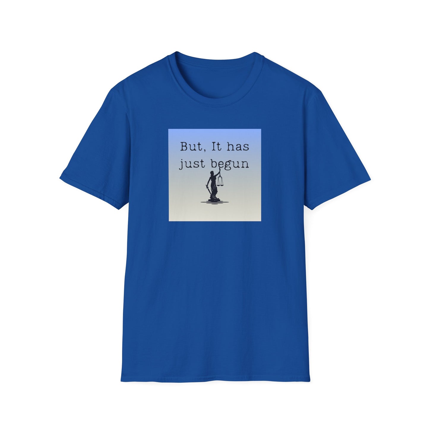 Political Response Unisex T-Shirt - Lady Liberty Blind Folded Shirt