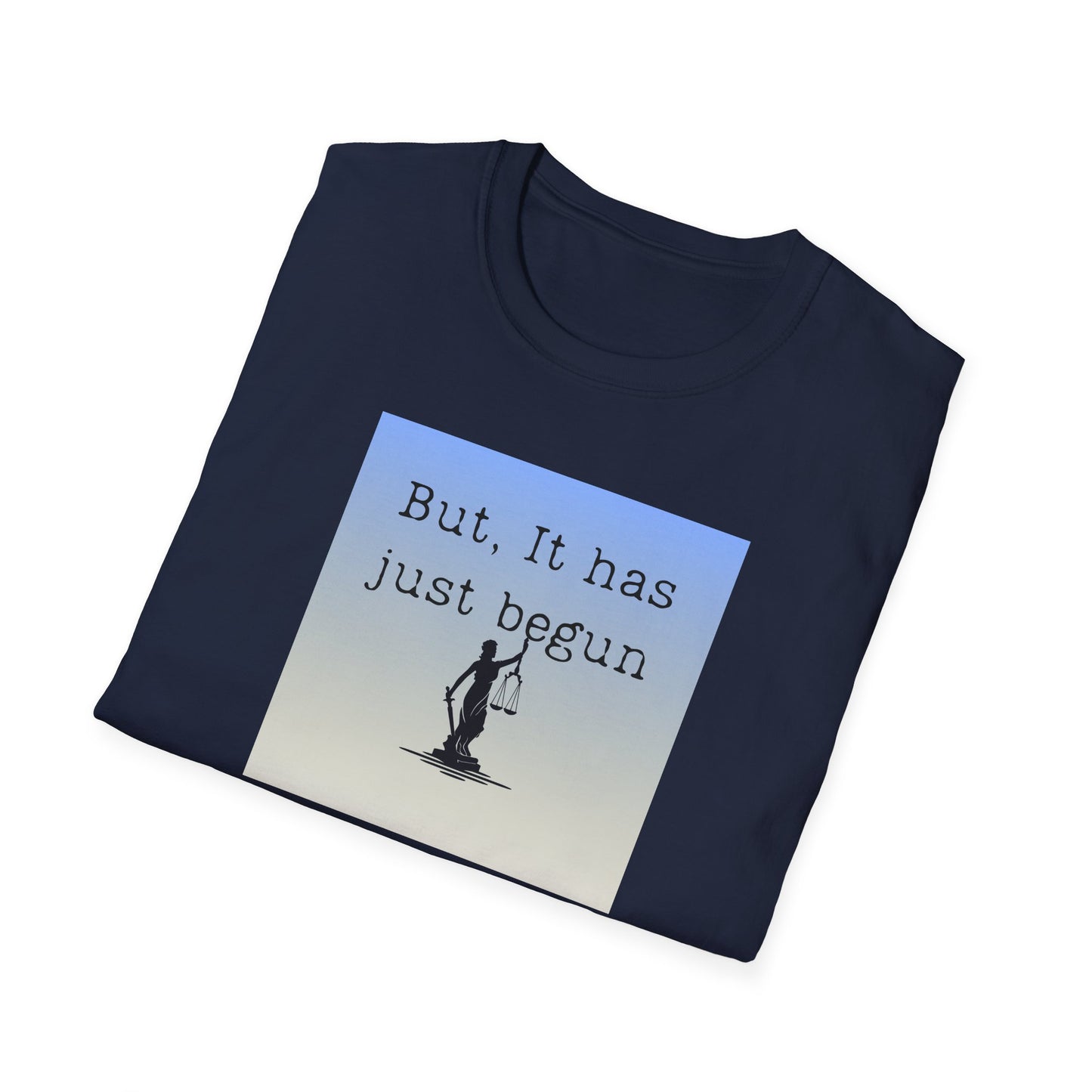 Political Response Unisex T-Shirt - Lady Liberty Blind Folded Shirt