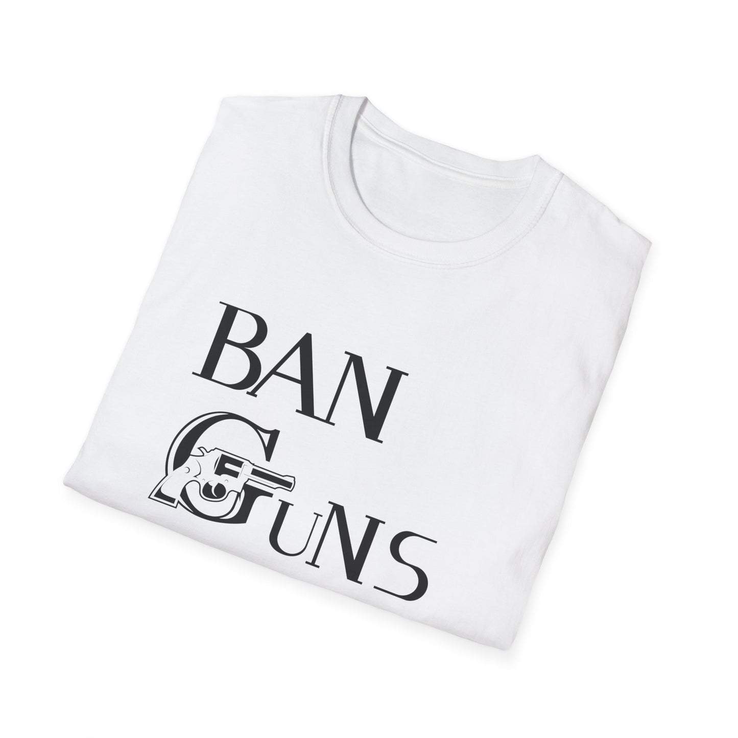 Ban Guns Not Books  Unisex Softstyle T-Shirt