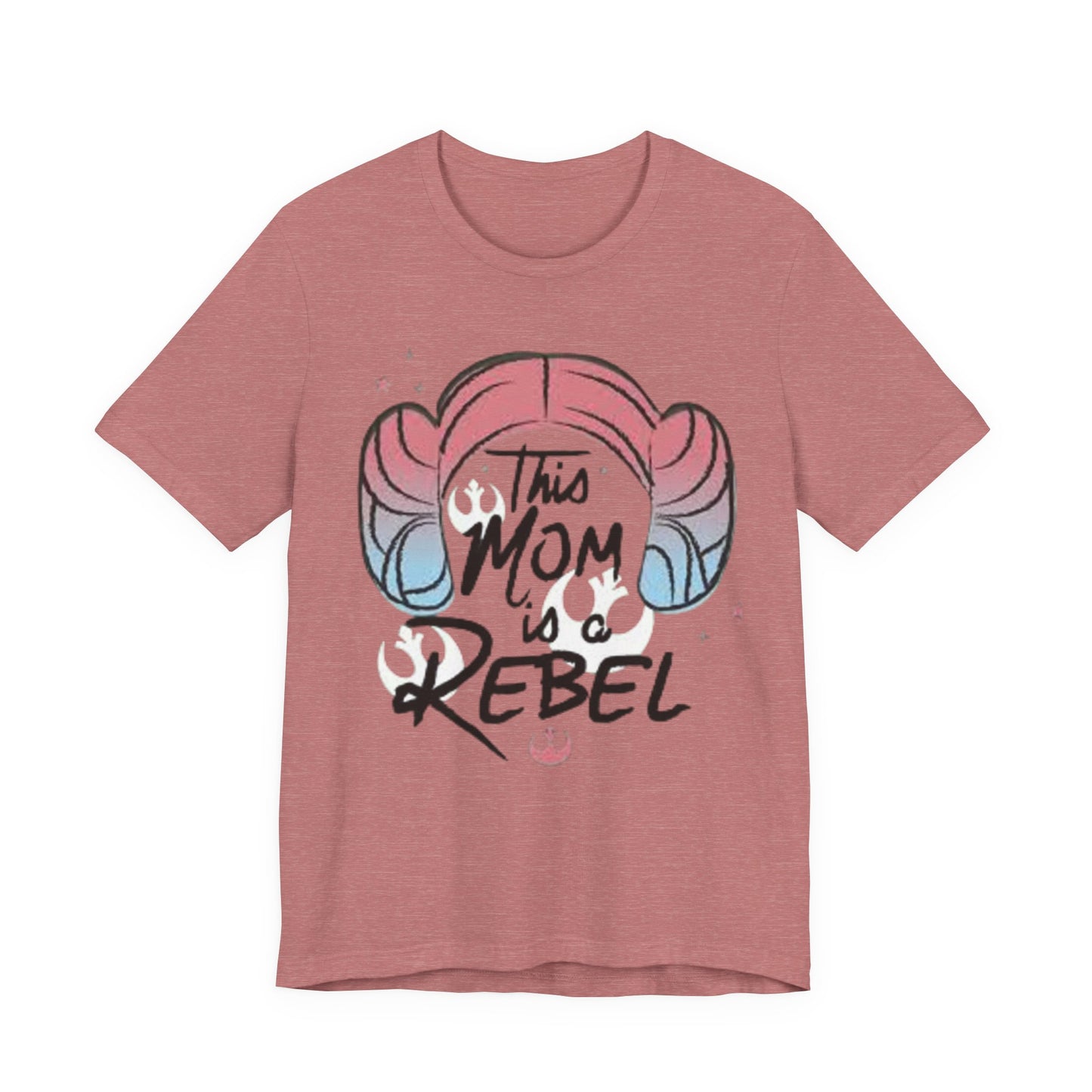 Rebel Mom Tee — "This Mom Is a Rebel" Graphic T-Shirt