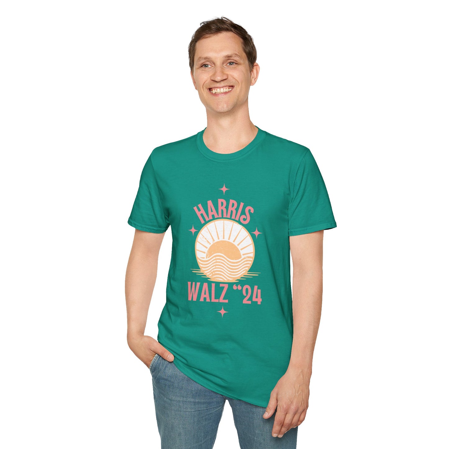 Harris Walz 2024 Unisex Softstyle T-Shirt