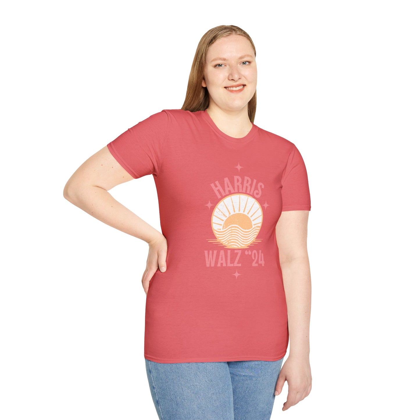 Harris Walz 2024 Unisex Softstyle T-Shirt