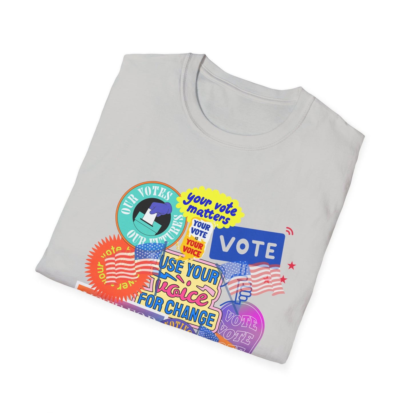 vote vote vote   Unisex Softstyle T-Shirt