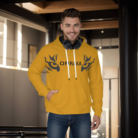 House Collection Onraka Eye of the Tiger All-Over Print Men's Pullover Hoodie