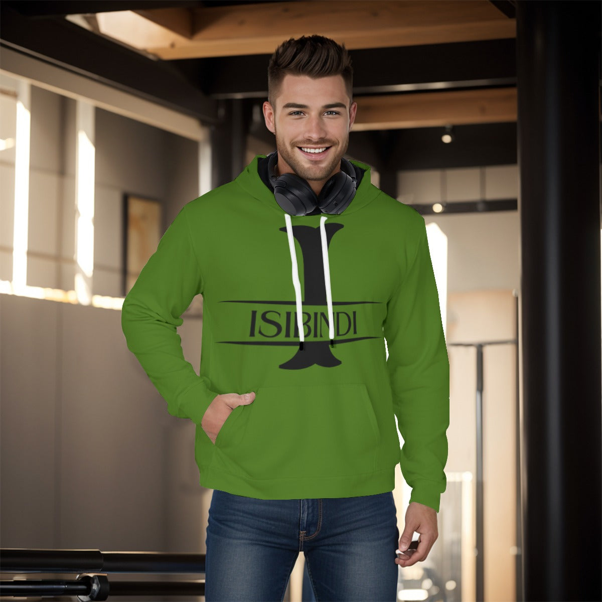 House Collection Isibindi All-Over Print Men's Pullover Hoodie