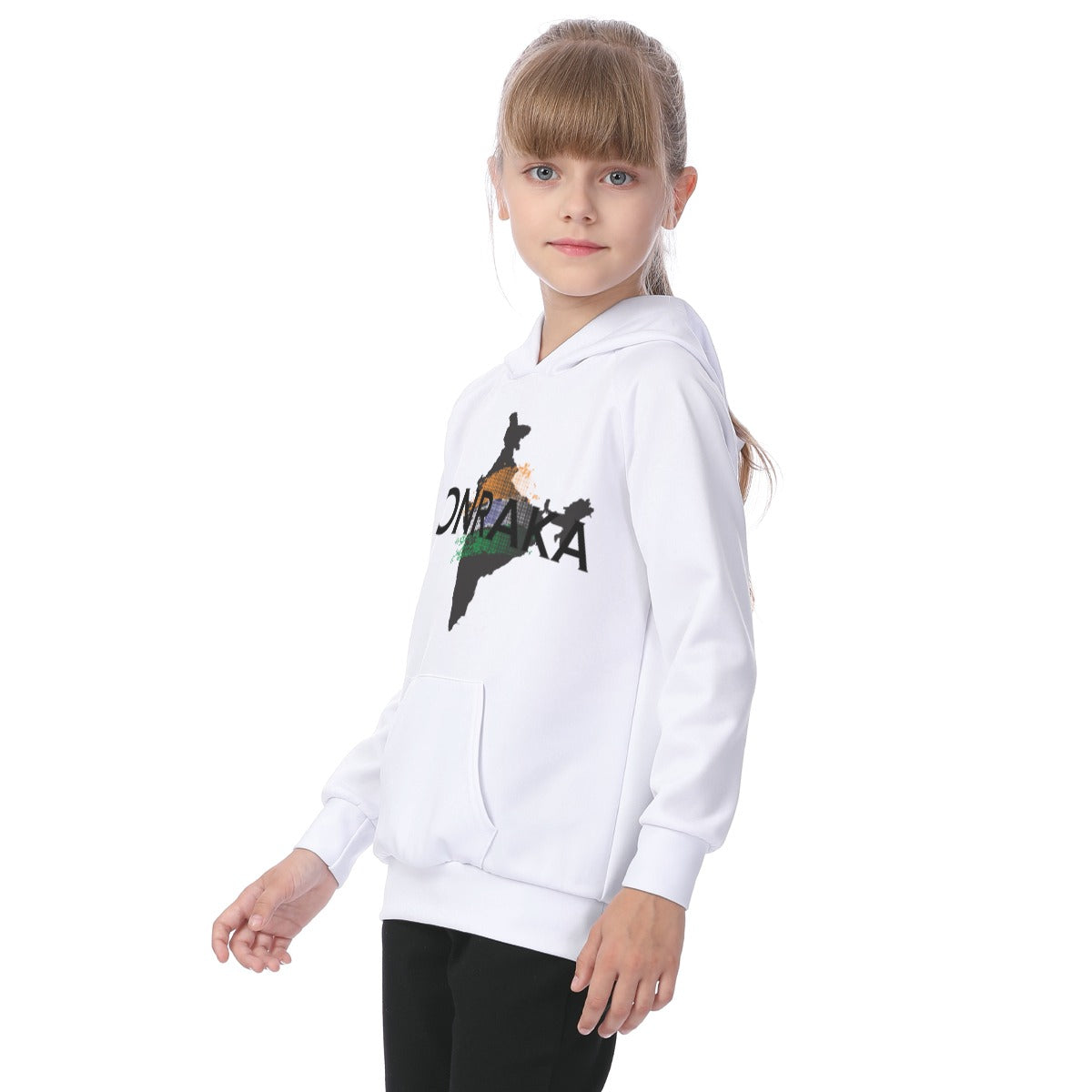 House Collection - Onraka - India -All-Over Print Kid's Raglan Pullover Hoodie