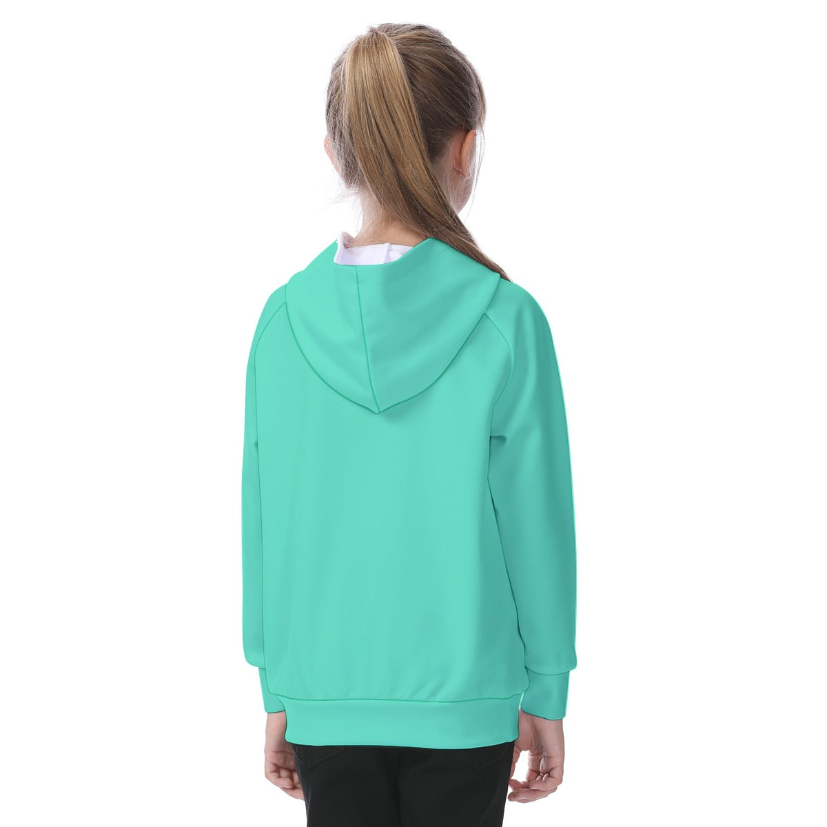 House Collection - Protos - Greece All-Over Print Kid's Raglan Pullover Hoodie