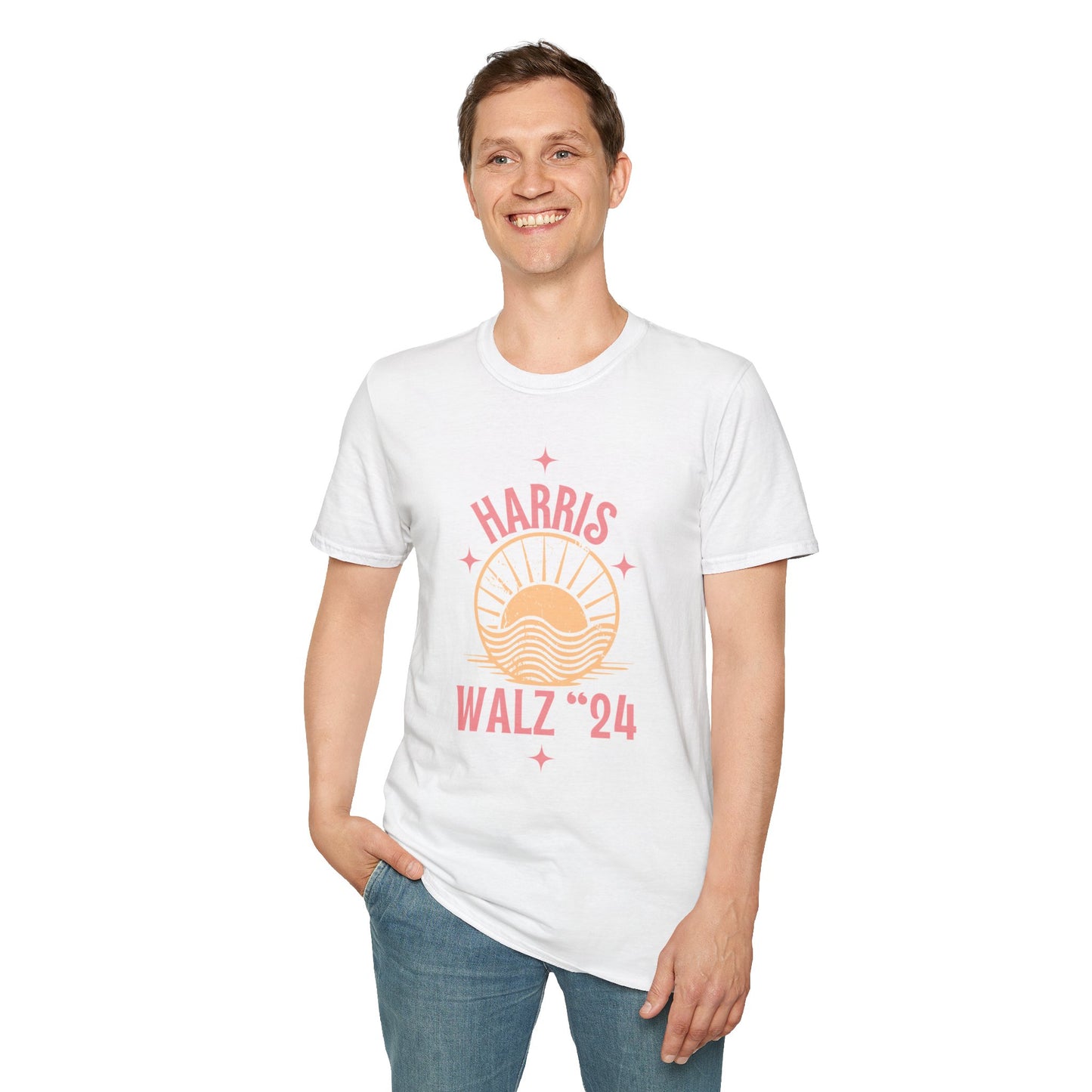 Harris Walz 2024 Unisex Softstyle T-Shirt