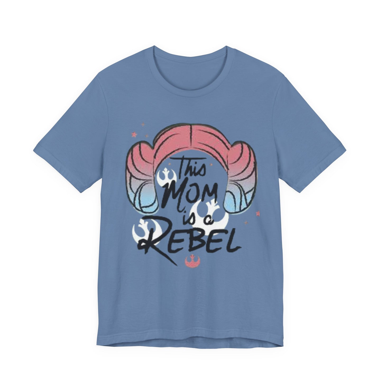 Rebel Mom Tee — "This Mom Is a Rebel" Graphic T-Shirt