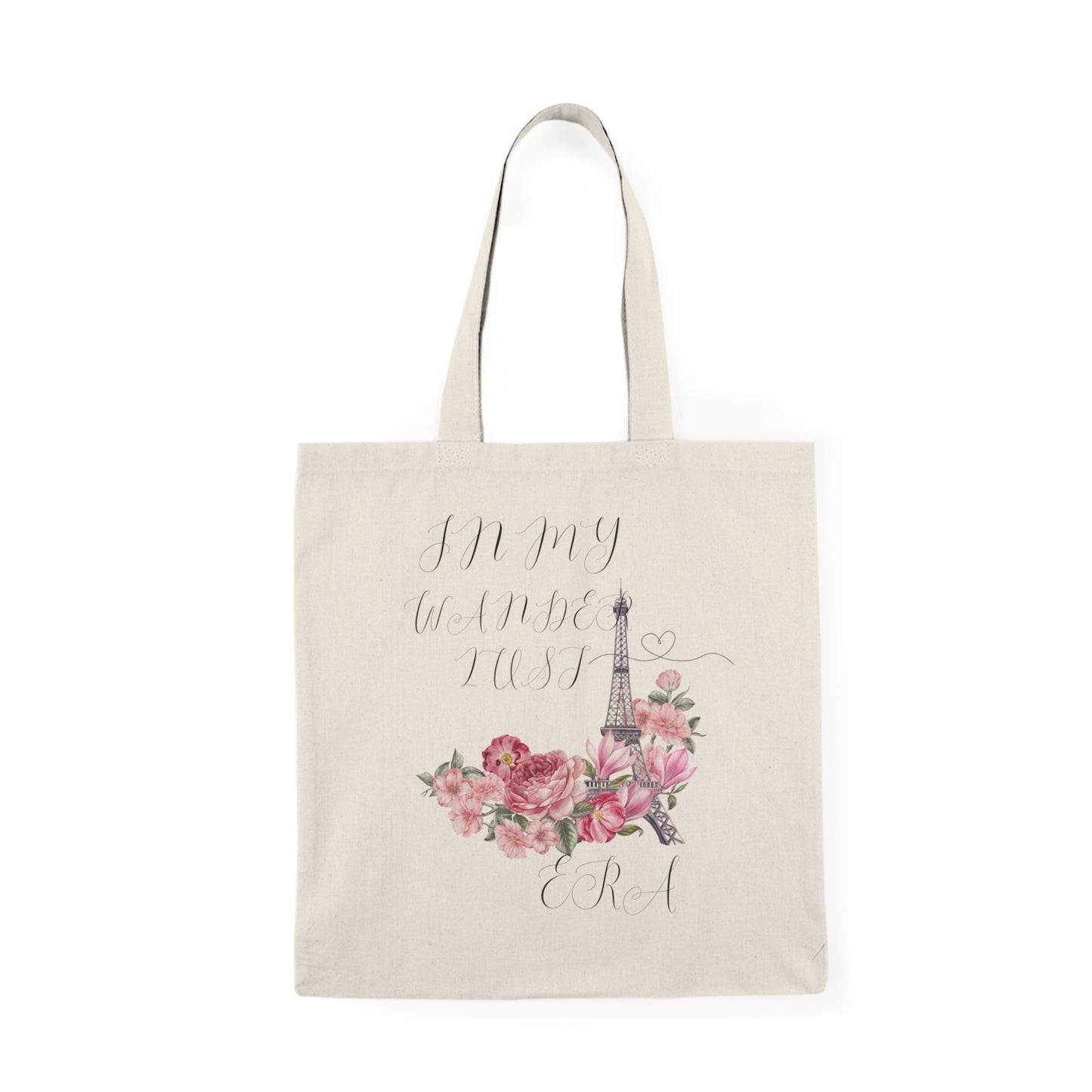 Wanderlust Era Natural Tote Bag