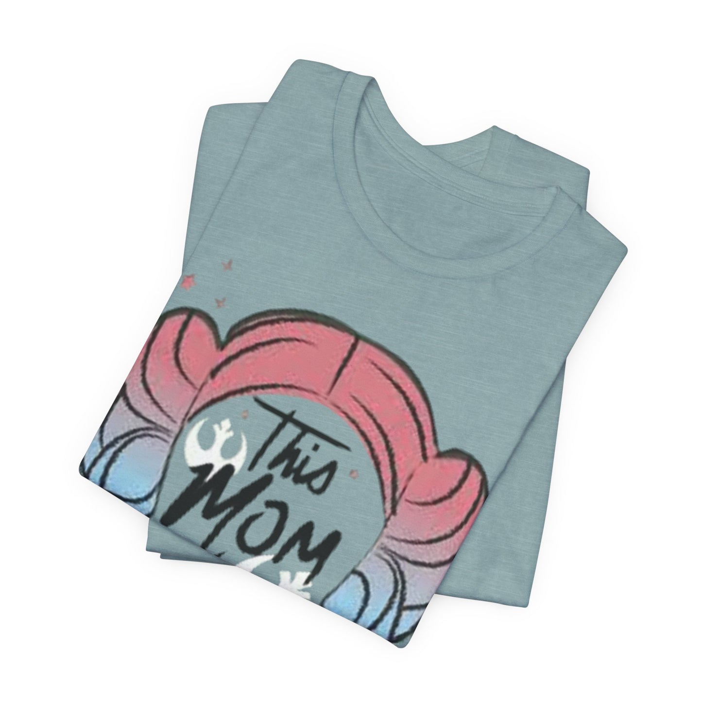 Rebel Mom Tee — "This Mom Is a Rebel" Graphic T-Shirt