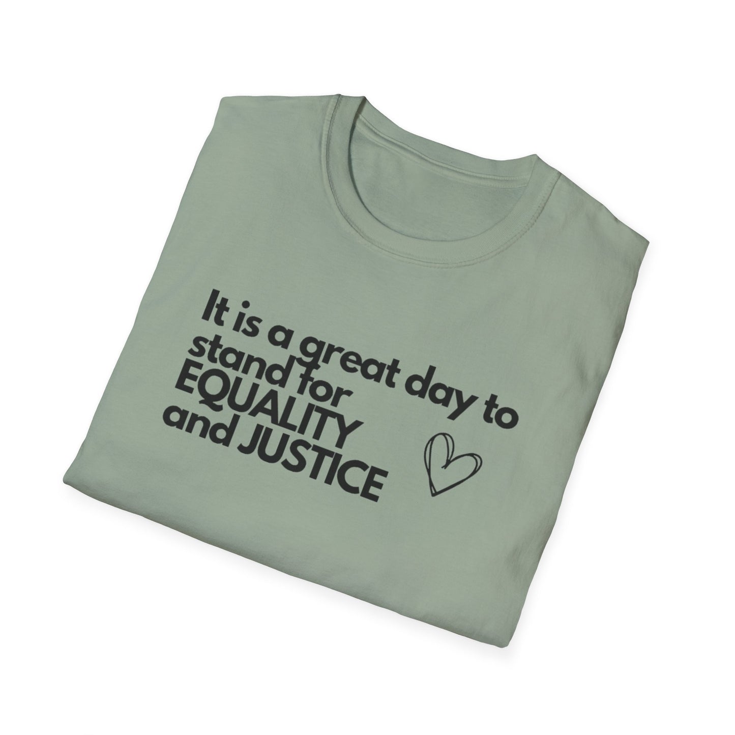 It's a great day to stand for equality and justice