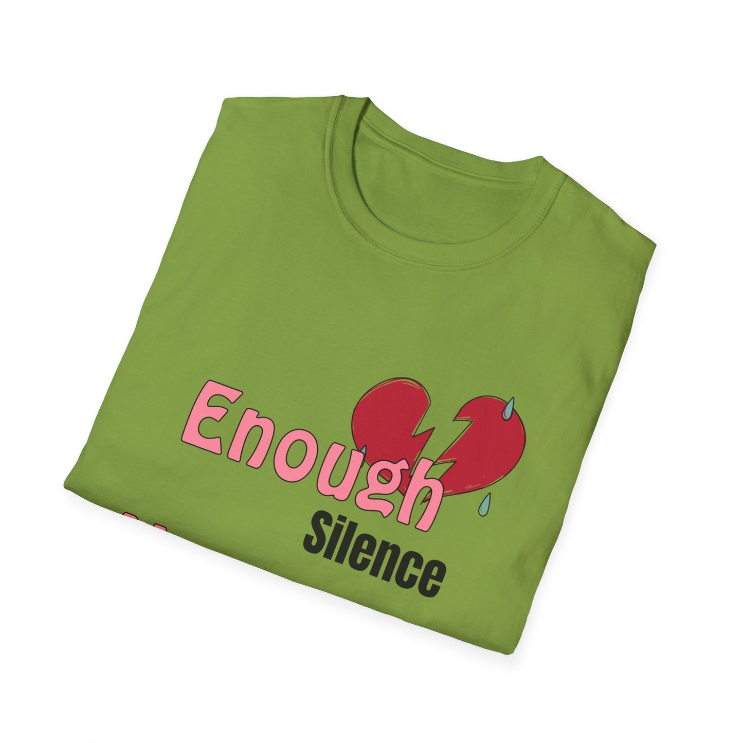 Enough Guns Stick figure Unisex Softstyle T-Shirt