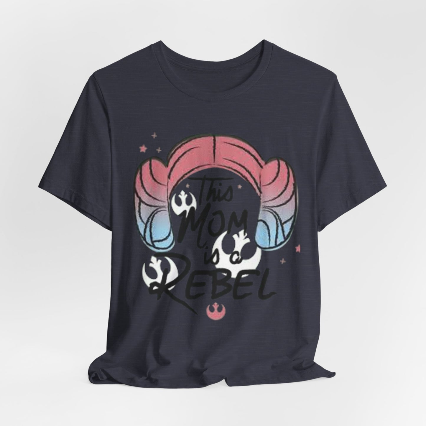 Rebel Mom Tee — "This Mom Is a Rebel" Graphic T-Shirt