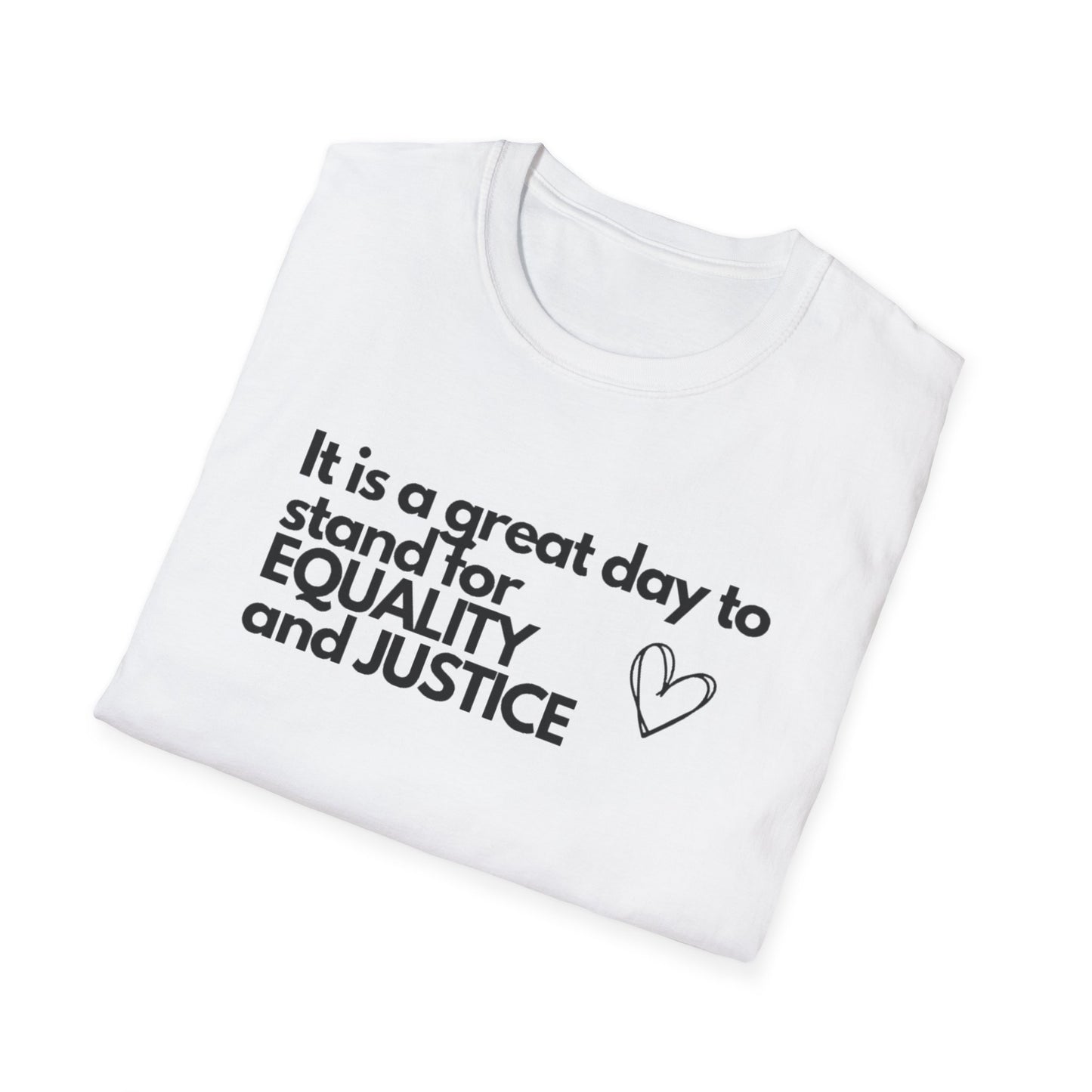 It's a great day to stand for equality and justice
