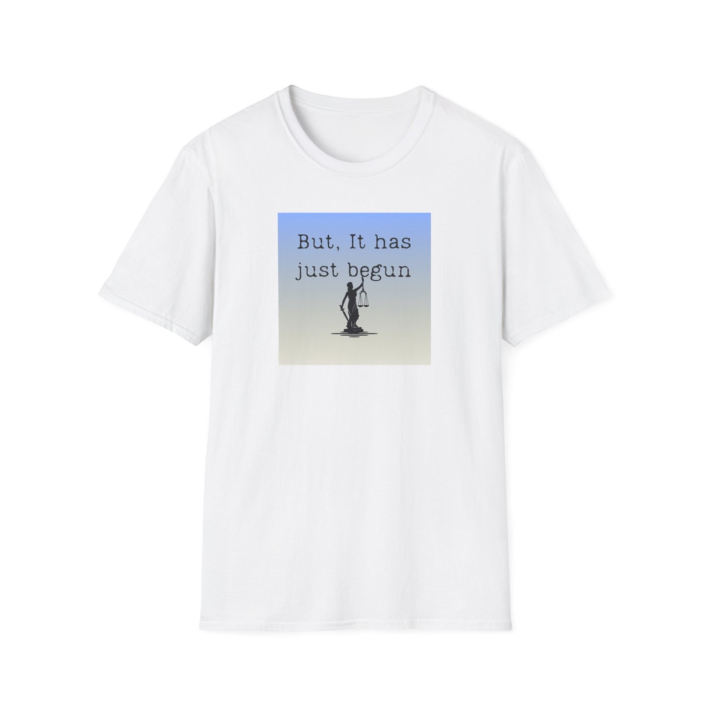 Political Response Unisex T-Shirt - Lady Liberty Blind Folded Shirt
