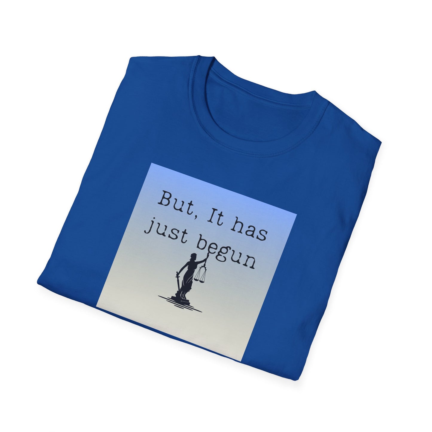 Political Response Unisex T-Shirt - Lady Liberty Blind Folded Shirt