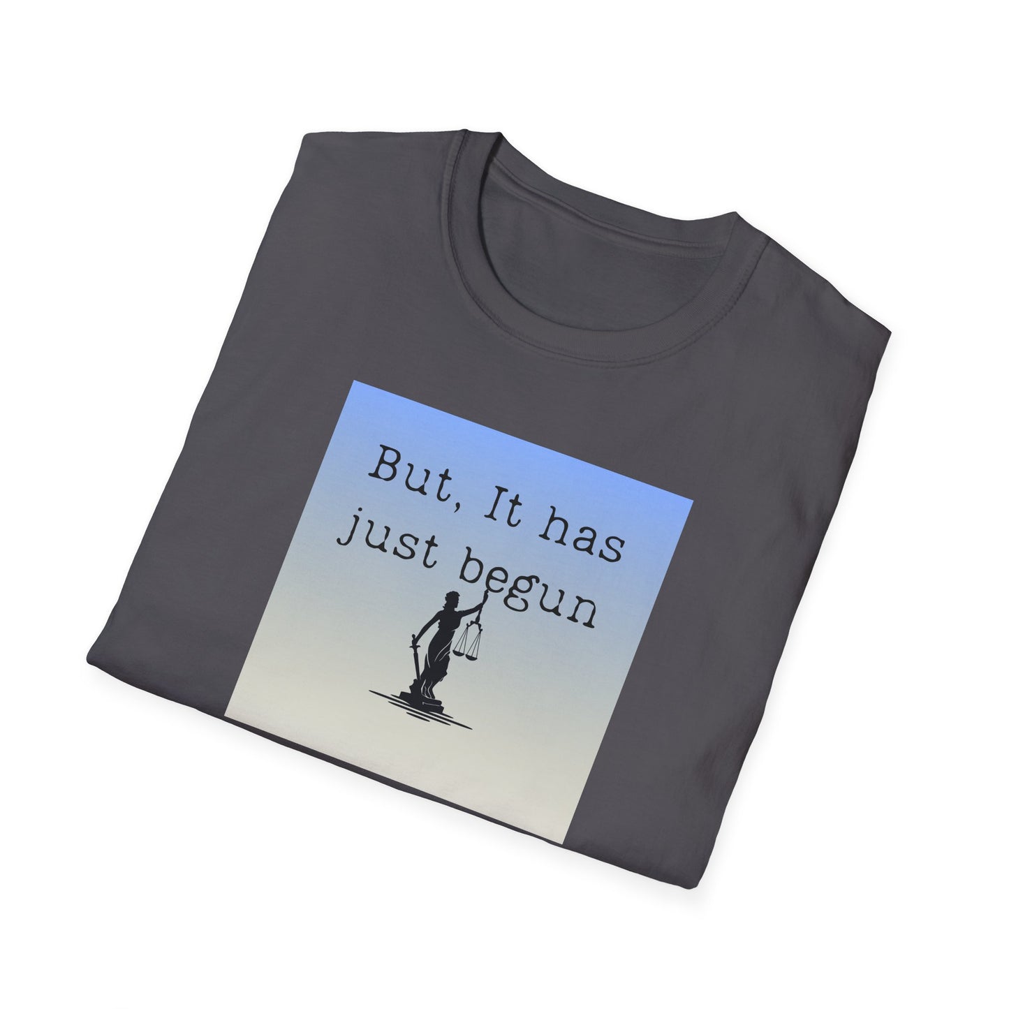 Political Response Unisex T-Shirt - Lady Liberty Blind Folded Shirt