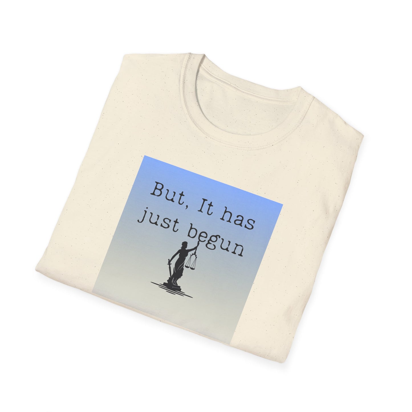 Political Response Unisex T-Shirt - Lady Liberty Blind Folded Shirt