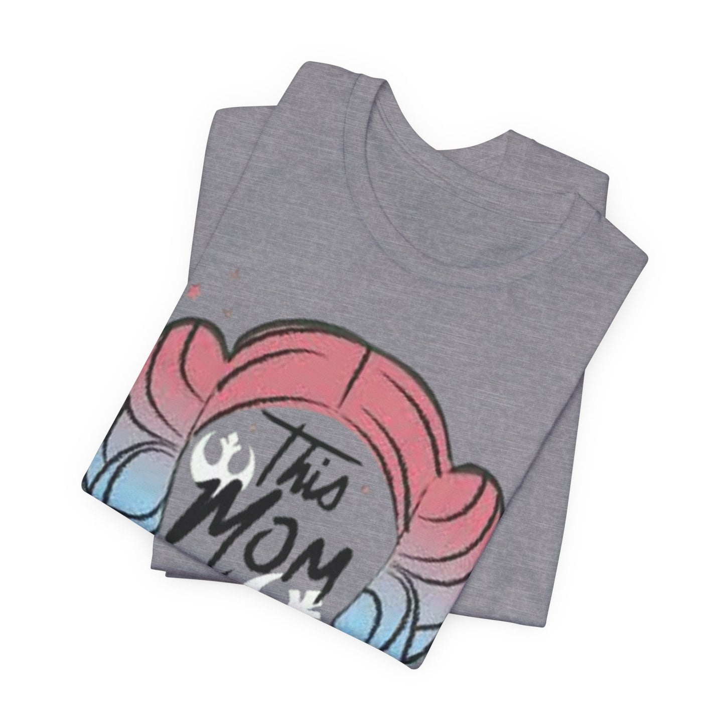 Rebel Mom Tee — "This Mom Is a Rebel" Graphic T-Shirt